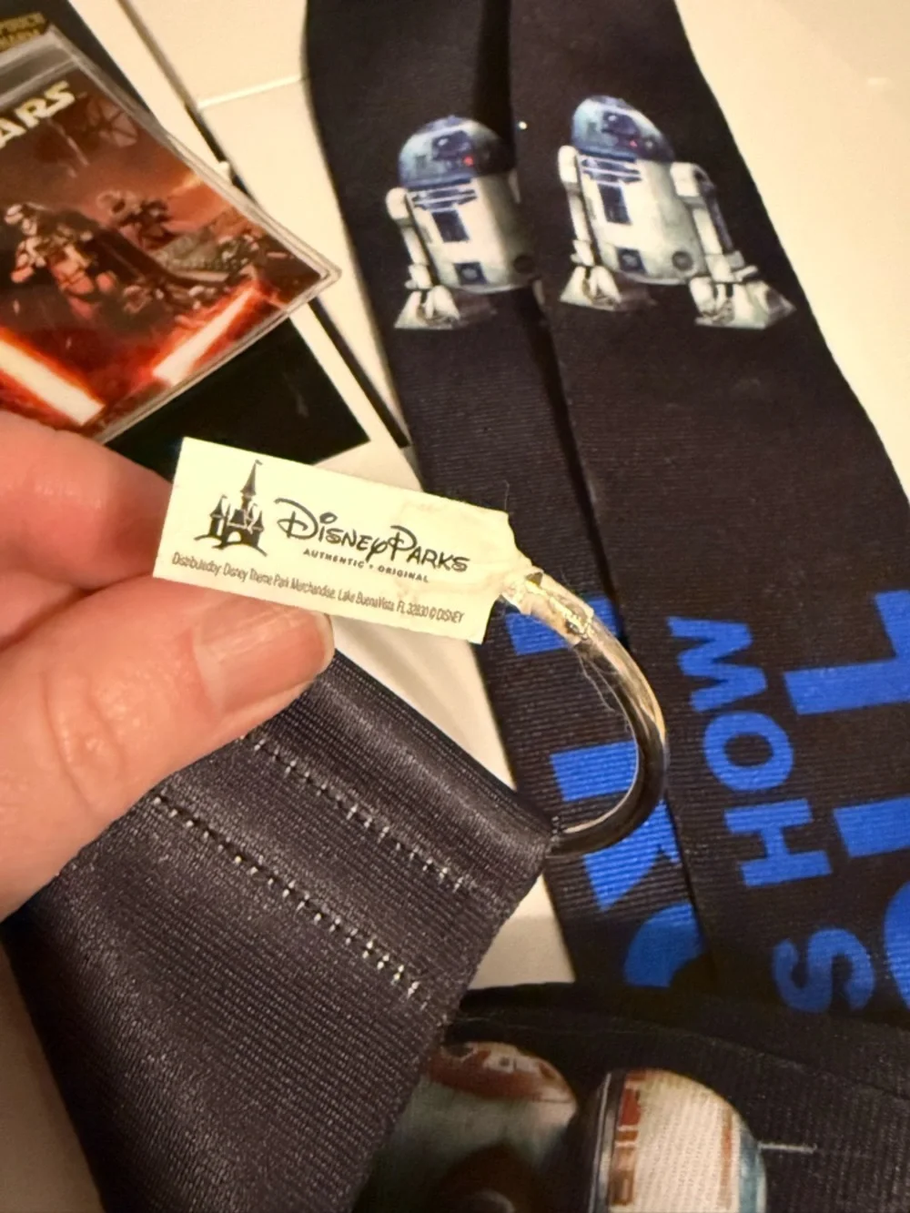 Star Wars BB-8 and R2-D2 Disney Lanyard and Badge Holder New